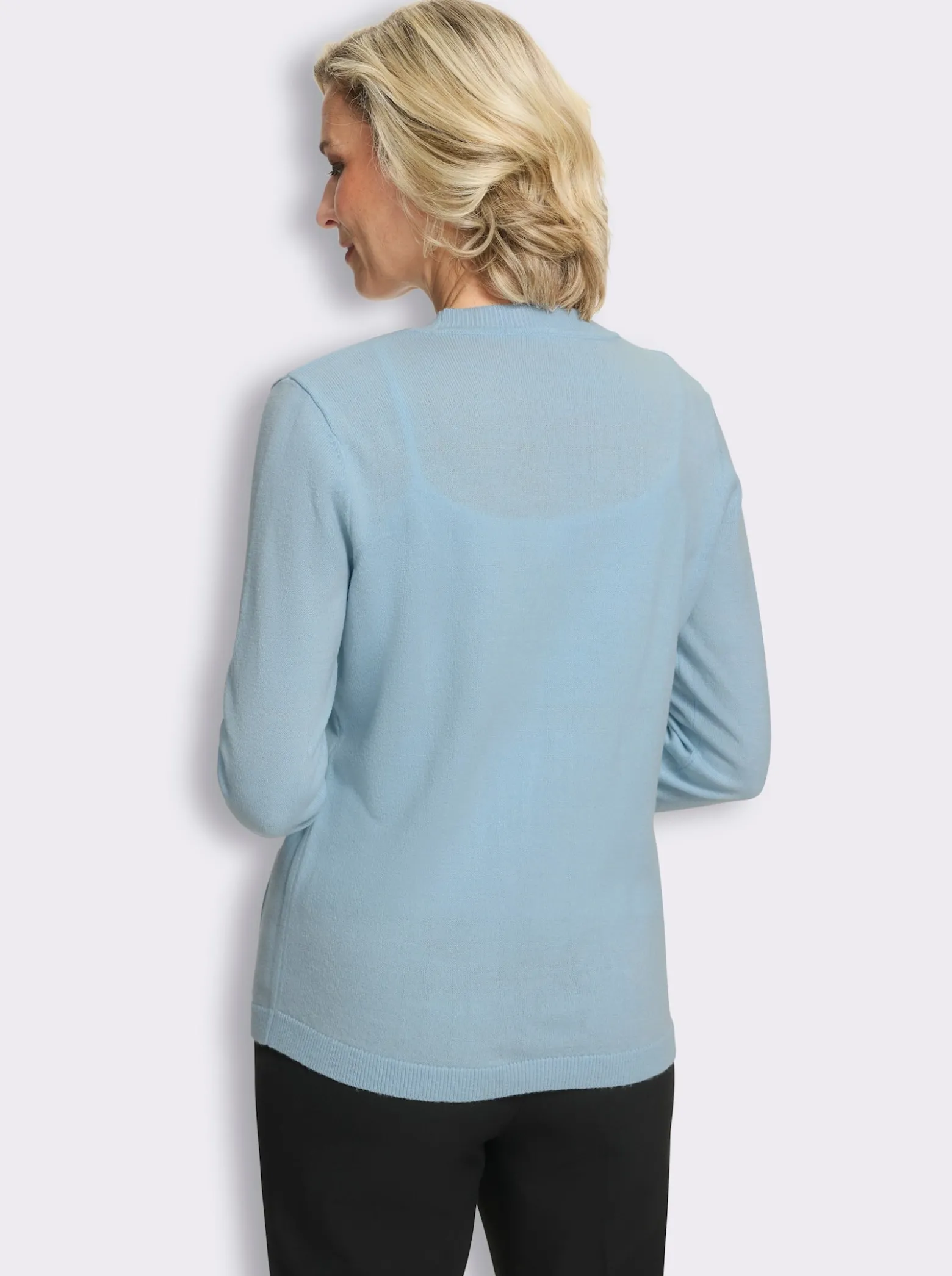 Strickjacke in Feinstrick-Qualität