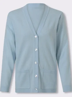 Strickjacke in Feinstrick-Qualität