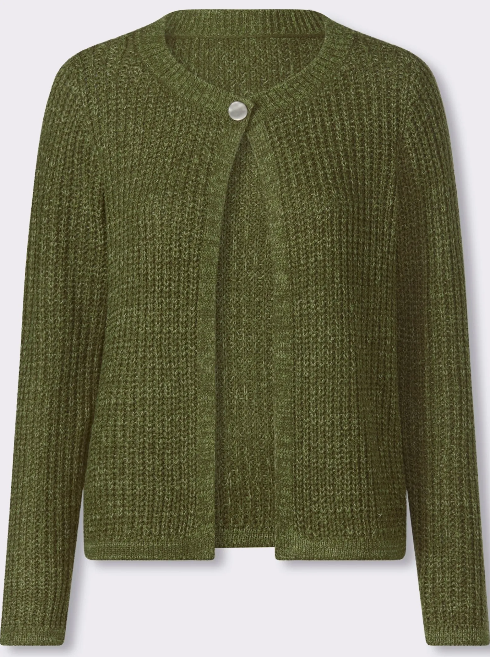 Strickjacke in Melange-Optik