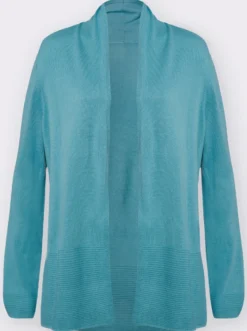 Strickjacke in offener Form