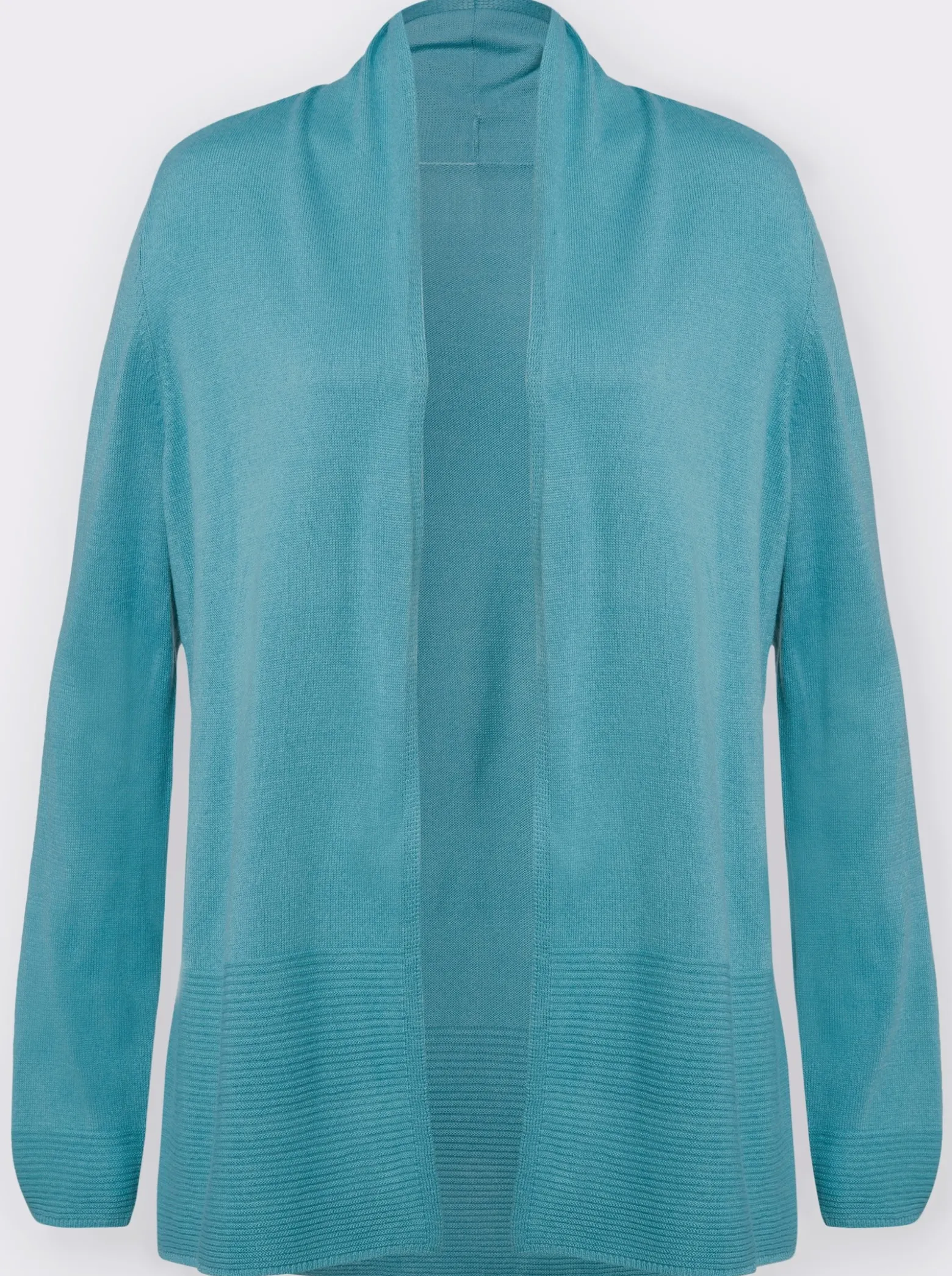 Strickjacke in offener Form