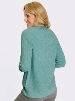 Strickjacke in offener Form