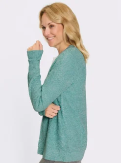 Strickjacke in offener Form