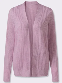 Strickjacke in offener Form
