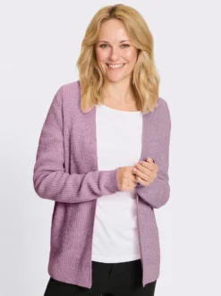 Strickjacke in offener Form
