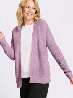 Strickjacke in offener Form