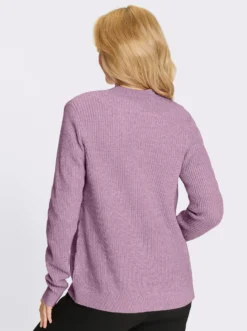 Strickjacke in offener Form