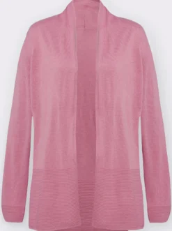 Strickjacke in offener Form