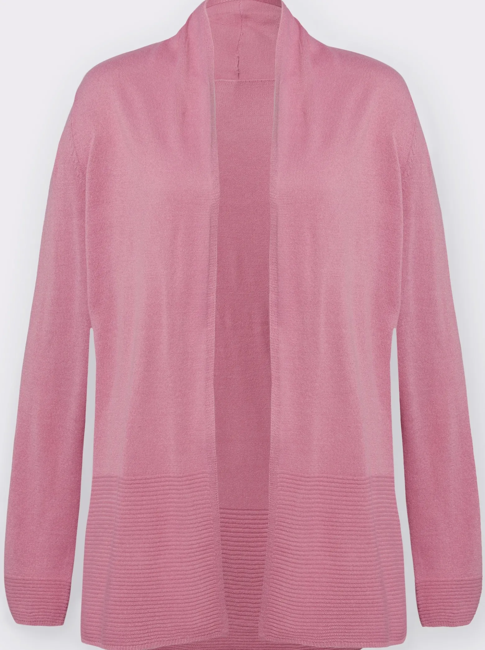 Strickjacke in offener Form