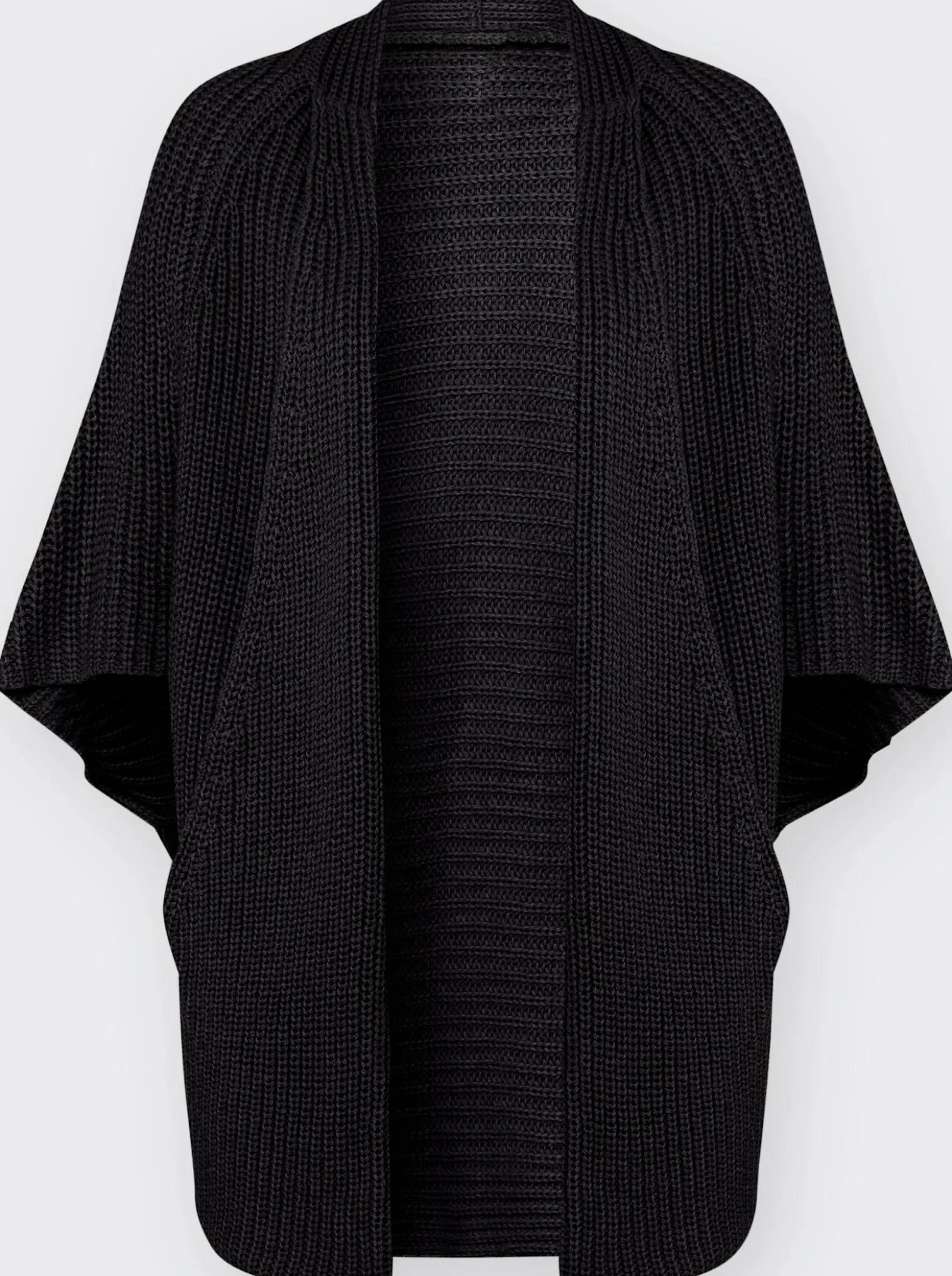 Strickjacke in Oversize-Form