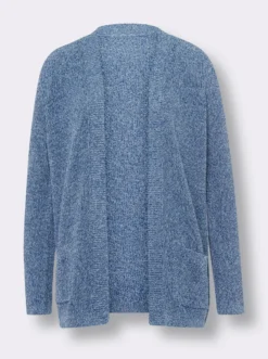 Strickjacke mit aufgesetzten Taschen