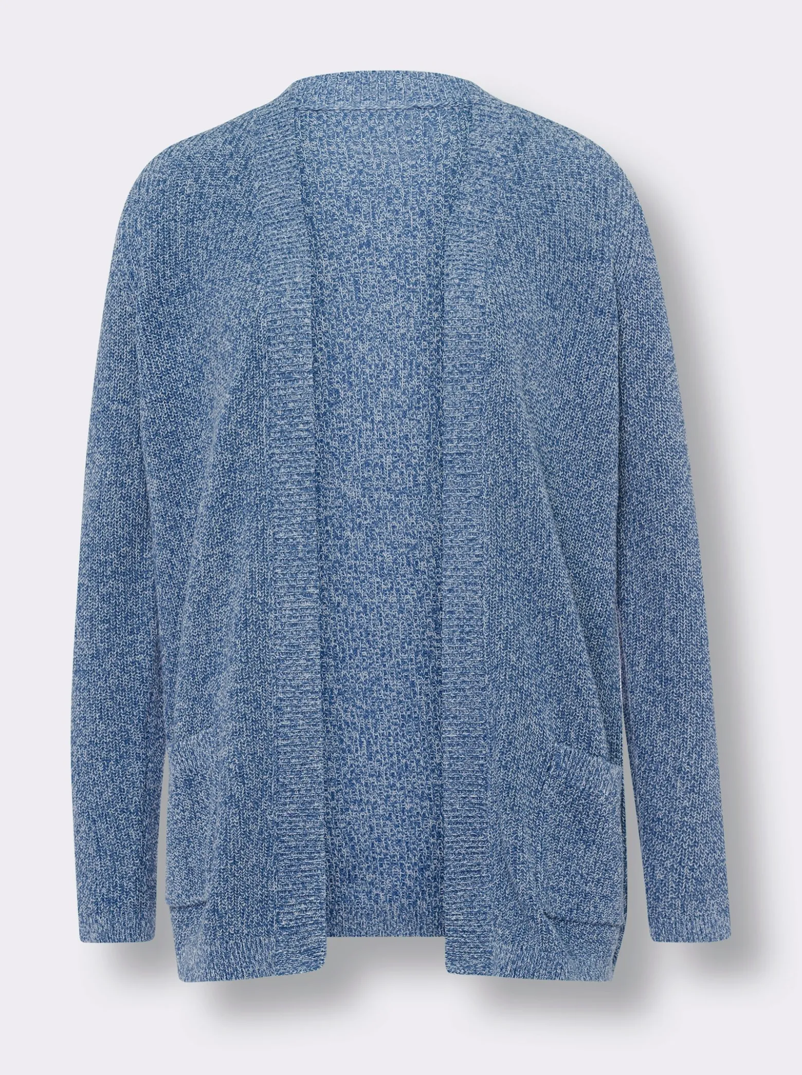 Strickjacke mit aufgesetzten Taschen
