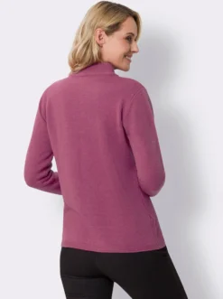 Strickjacke mit Diagonalstreifen