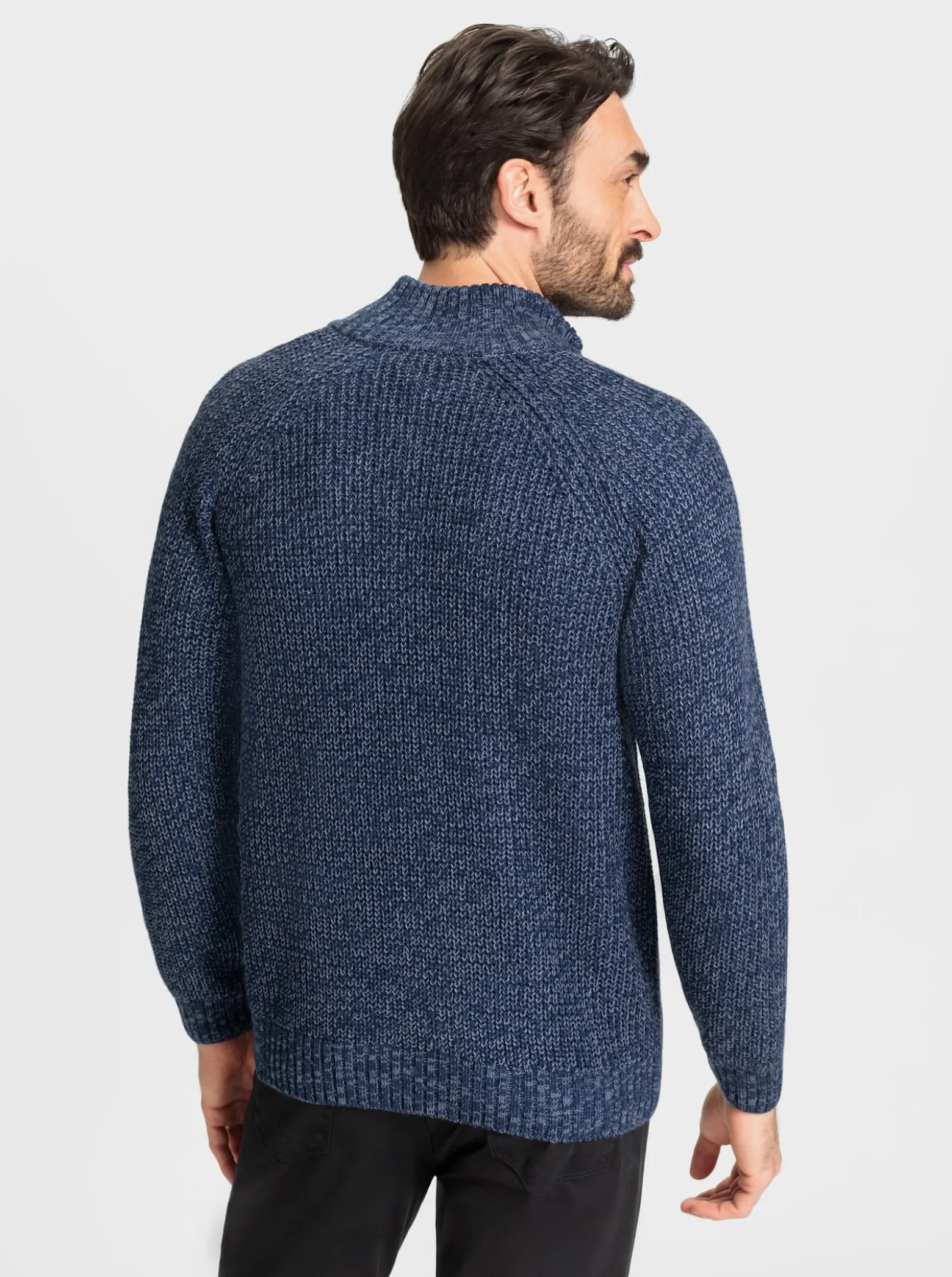 Strickjacke mit durchgehendem Reißverschluss