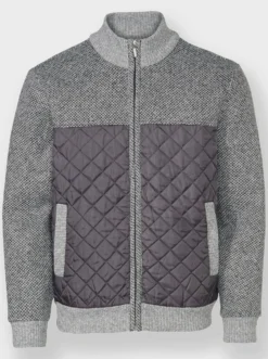 Strickjacke mit Fleece-Futter
