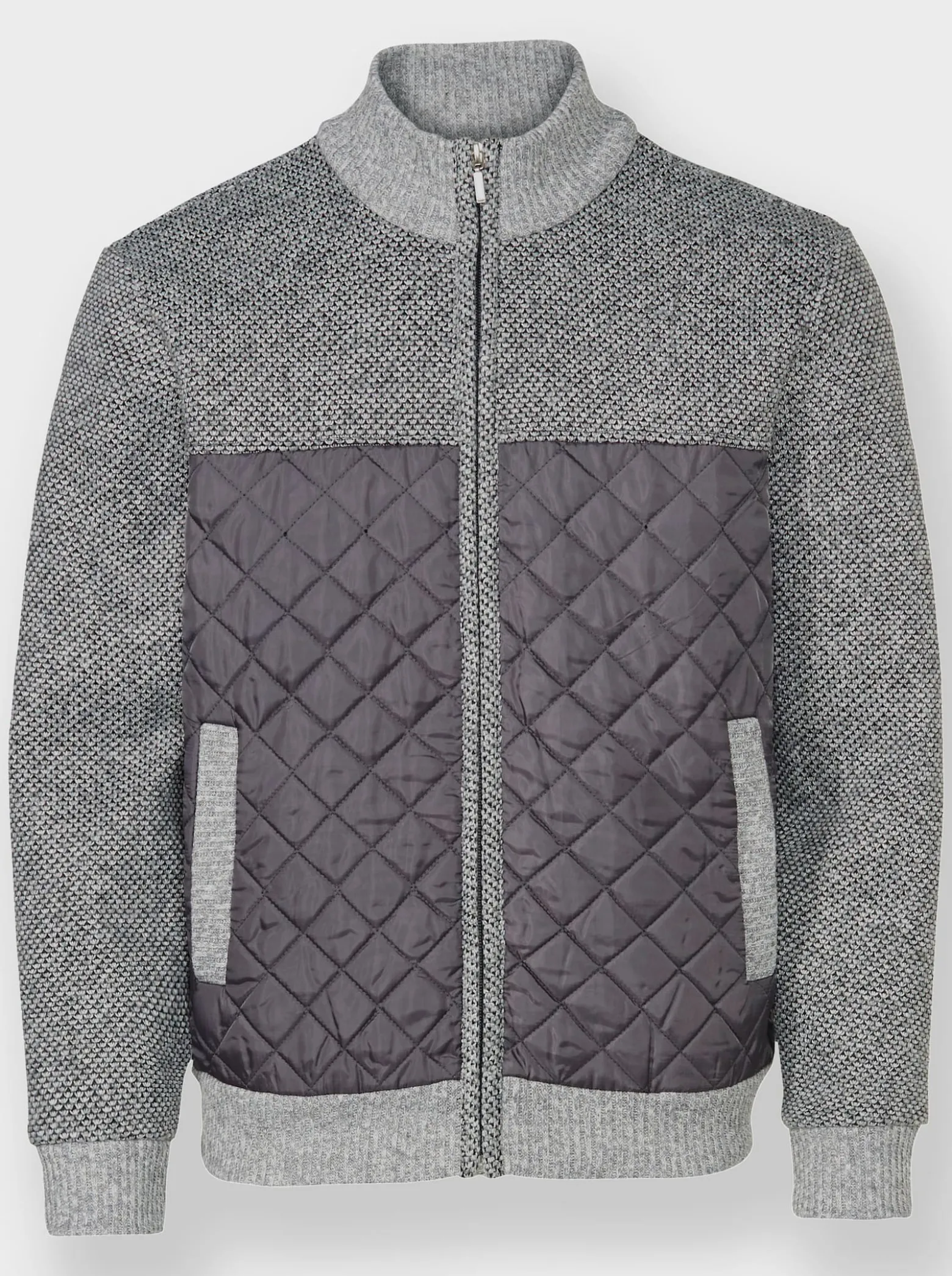 Strickjacke mit Fleece-Futter