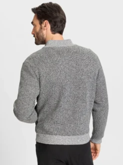 Strickjacke mit Fleece-Futter
