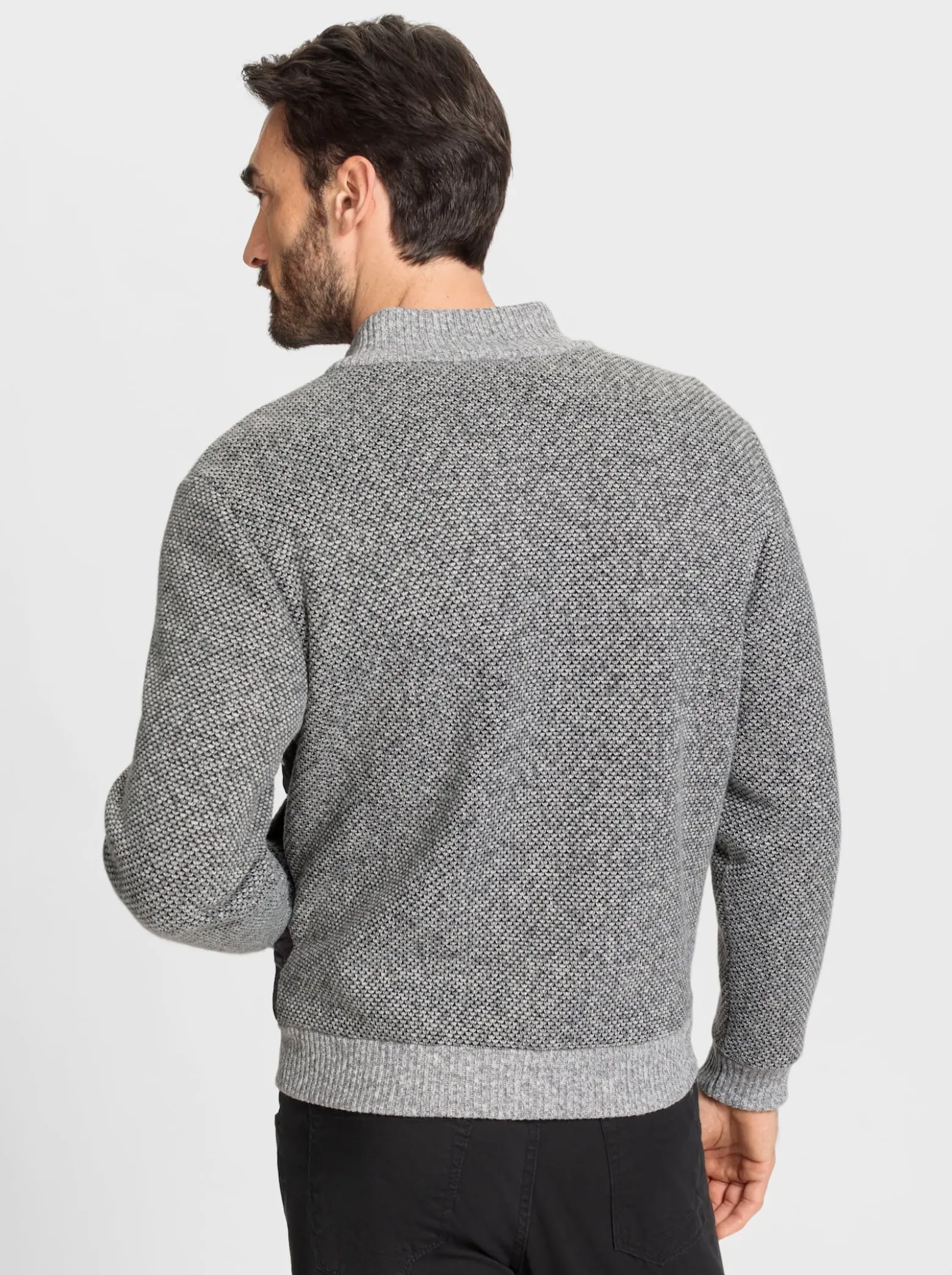 Strickjacke mit Fleece-Futter