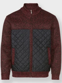 Strickjacke mit Fleece-Futter