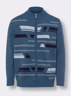 Strickjacke mit grafischem Muster