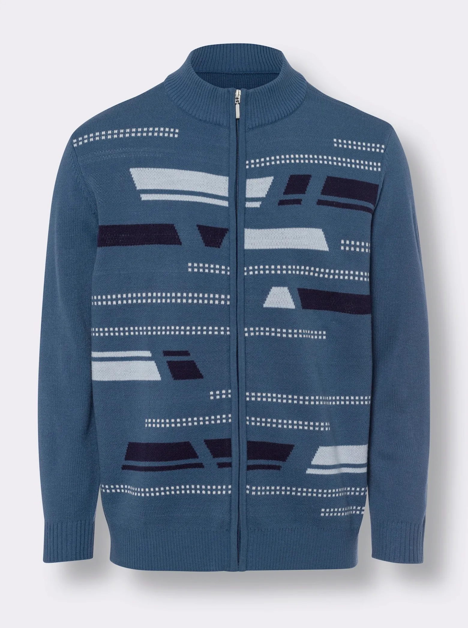 Strickjacke mit grafischem Muster