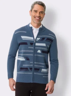 Strickjacke mit grafischem Muster
