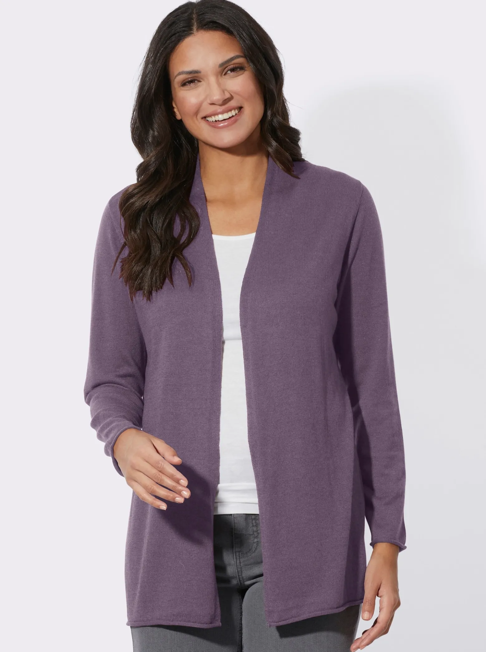 Strickjacke mit 5% Kaschmir