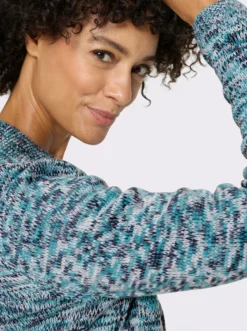 Strickjacke mit Reißverschluss