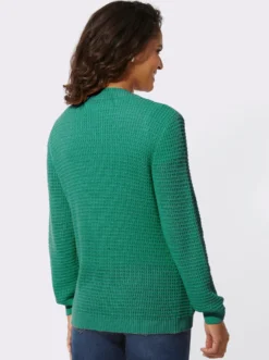 Strickjacke mit Reißverschluss