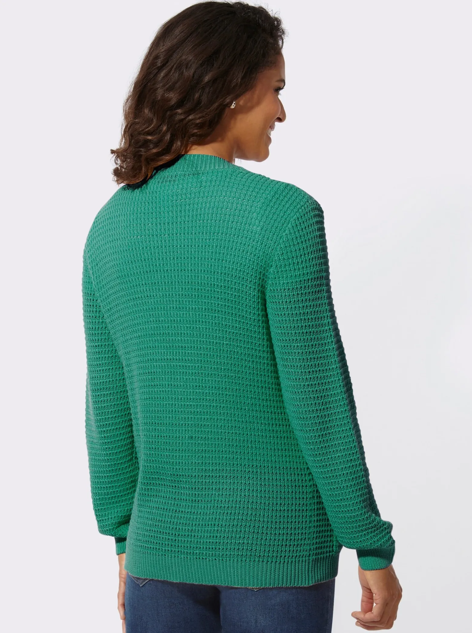 Strickjacke mit Reißverschluss