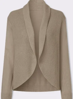 Strickjacke mit Schalkragen