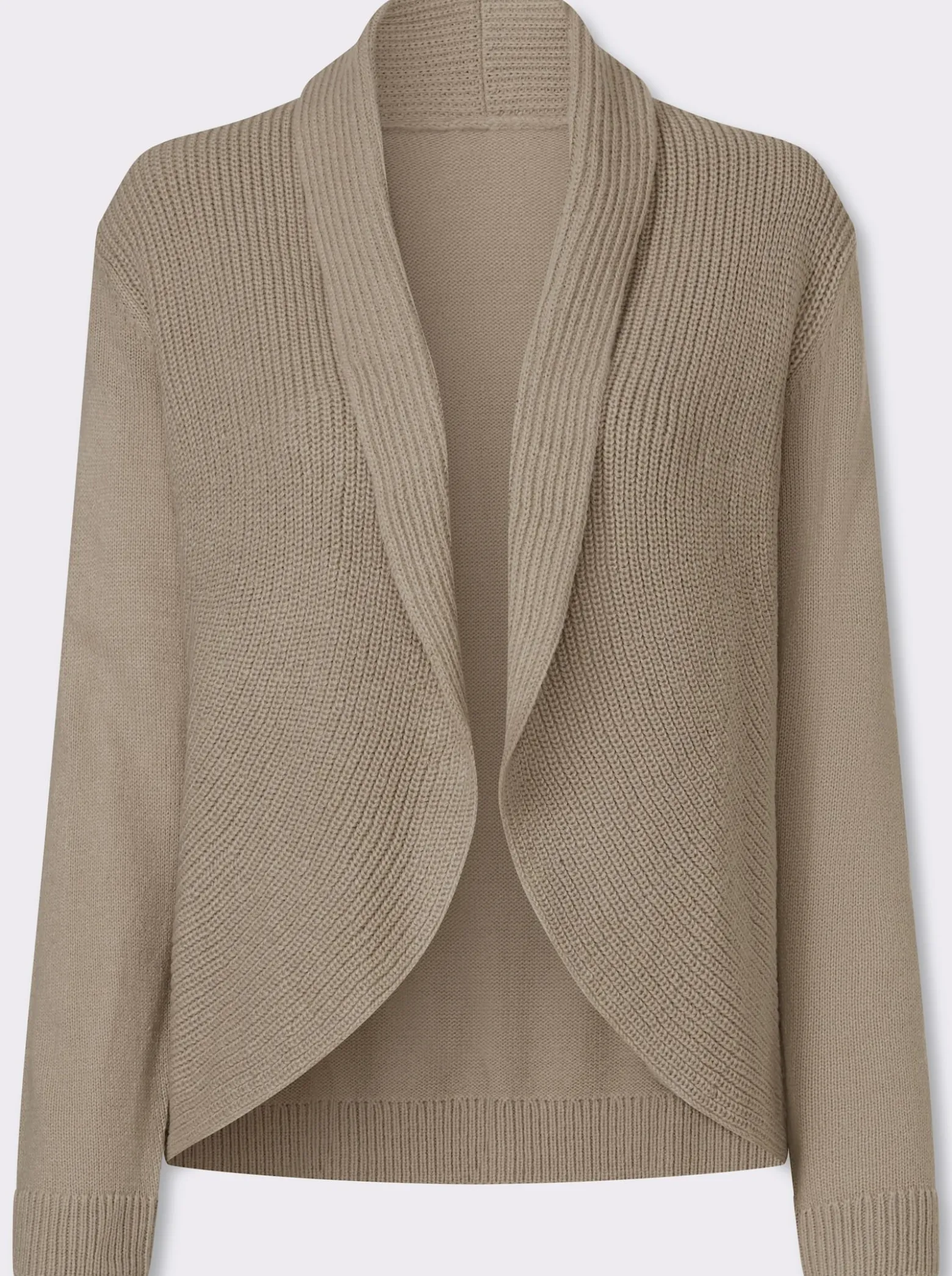 Strickjacke mit Schalkragen