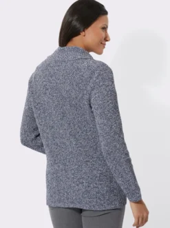 Strickjacke mit Schalkragen