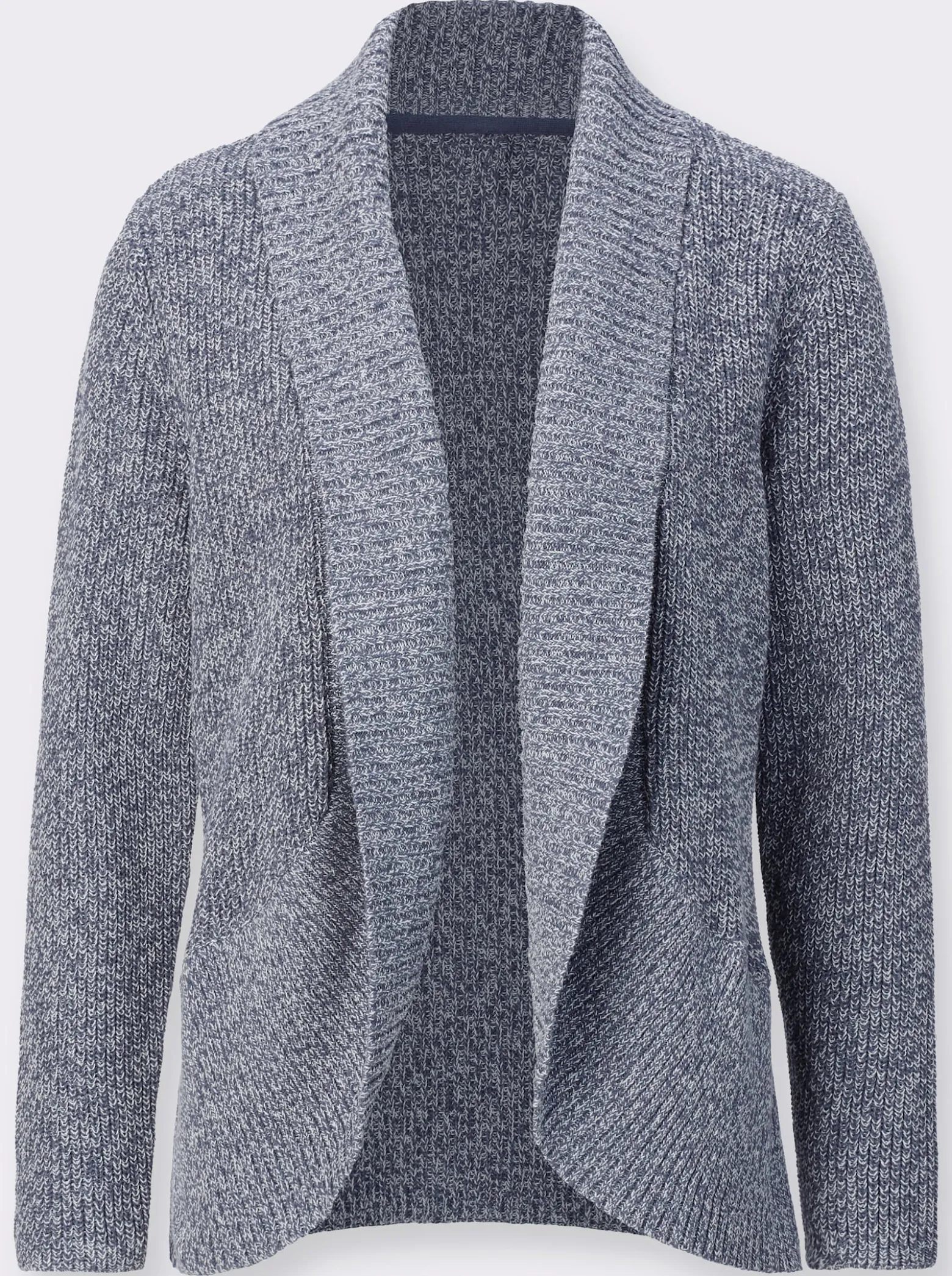 Strickjacke mit Schalkragen