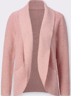 Strickjacke mit Schalkragen