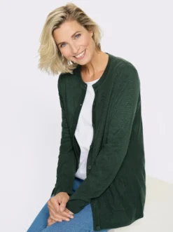 Strickjacke mit Struktur-Muster