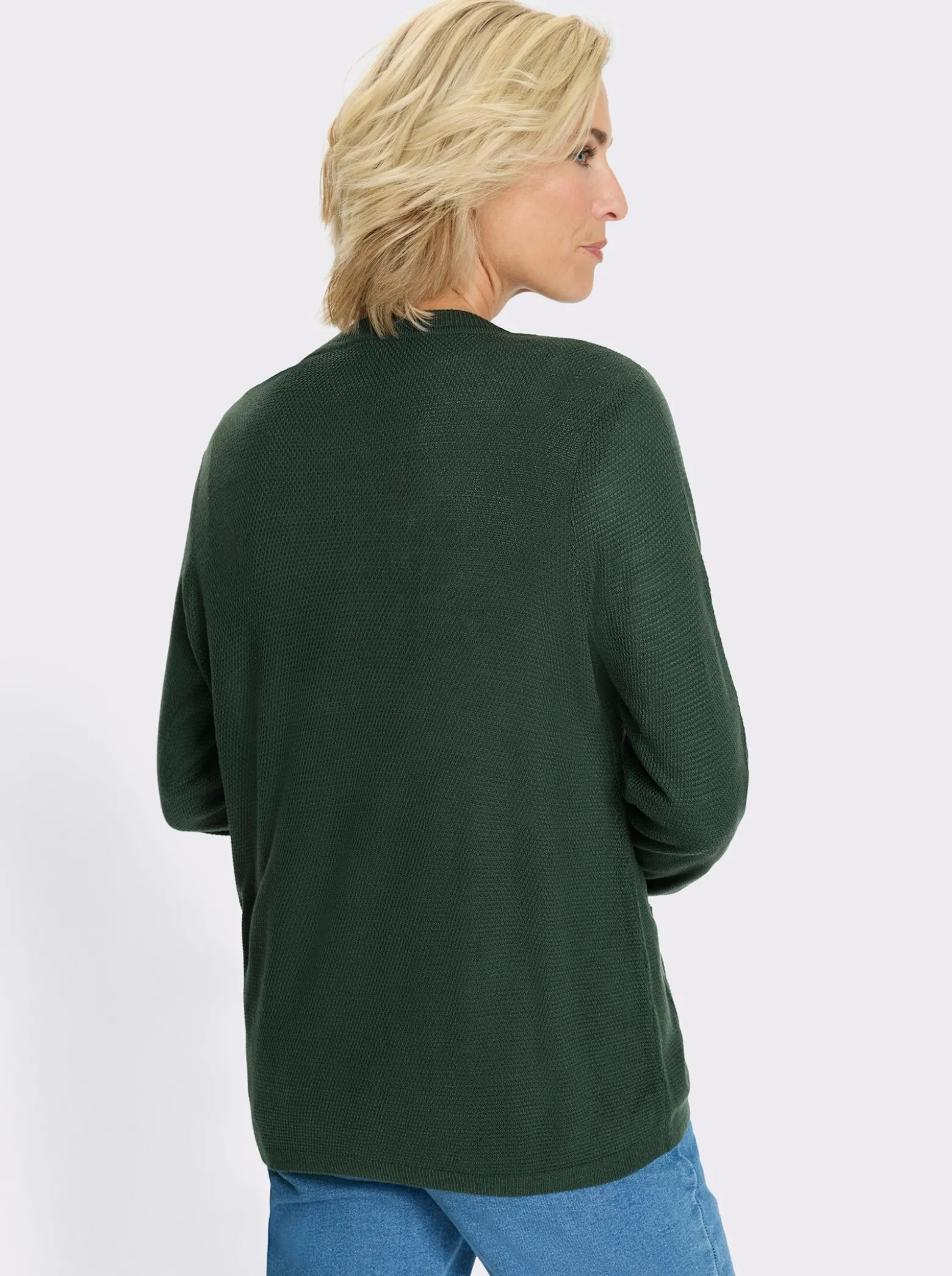 Strickjacke mit Struktur-Muster