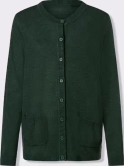Strickjacke mit Struktur-Muster