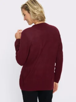 Strickjacke mit Struktur-Muster