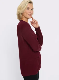 Strickjacke mit Struktur-Muster