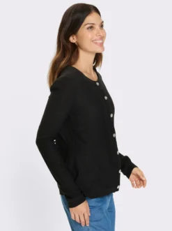 Strickjacke mit Trachtenknöpfen