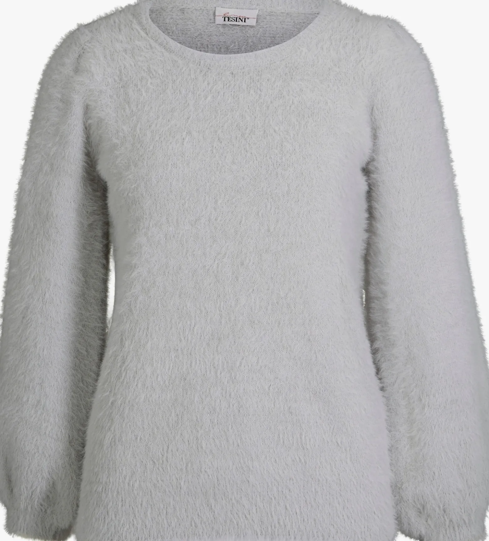 Strickpullover aus Flauschgarn