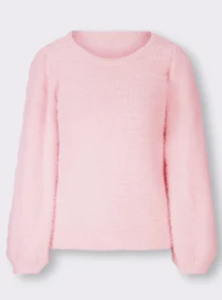 Strickpullover aus Flauschgarn