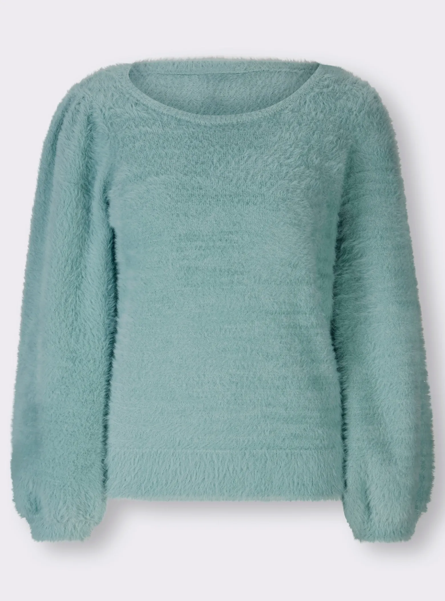 Strickpullover aus Flauschgarn