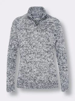 Strickpullover mit Effekt-Garn