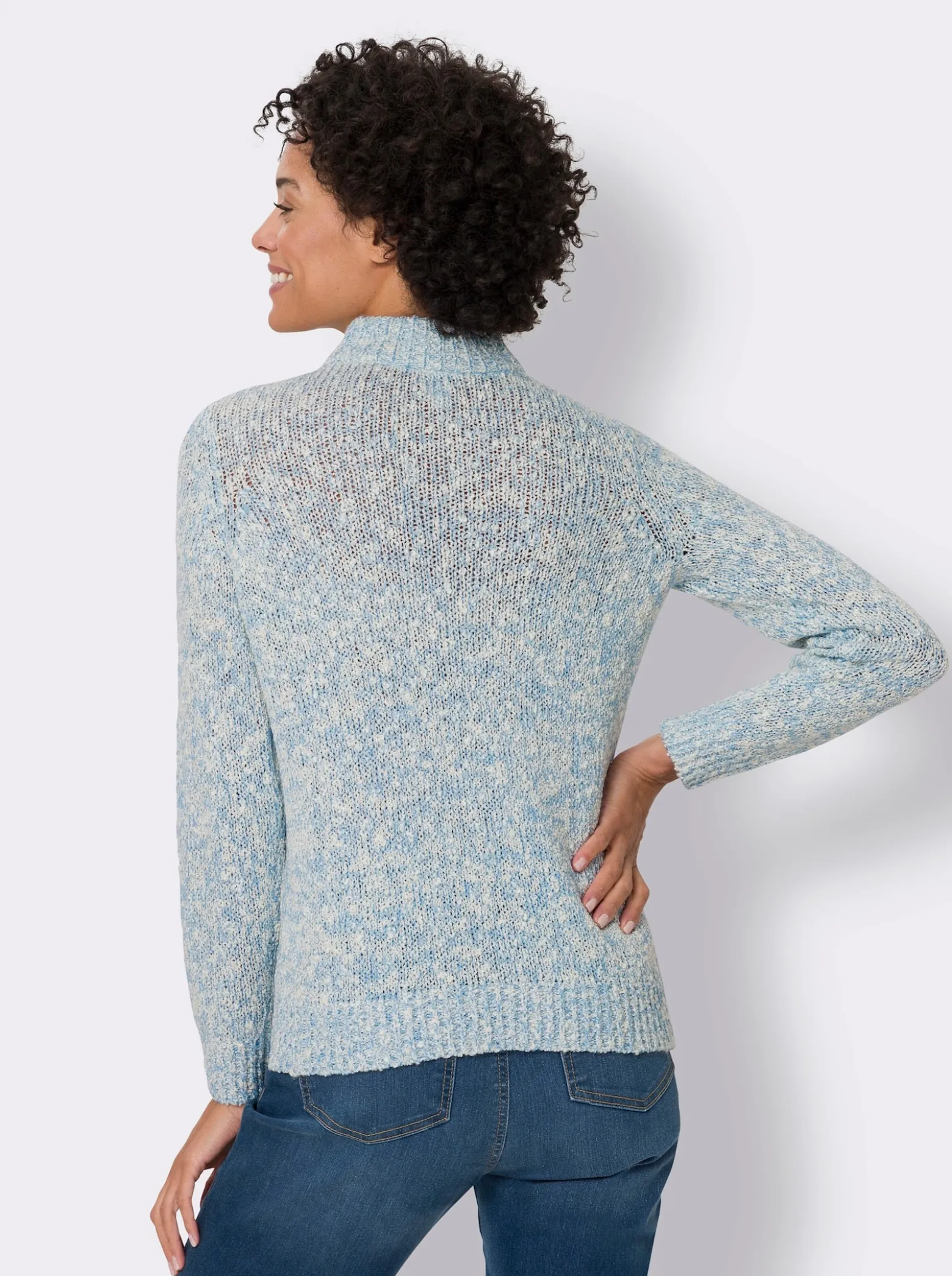 Strickpullover mit Effekt-Garn
