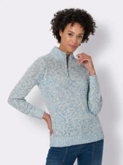 Strickpullover mit Effekt-Garn