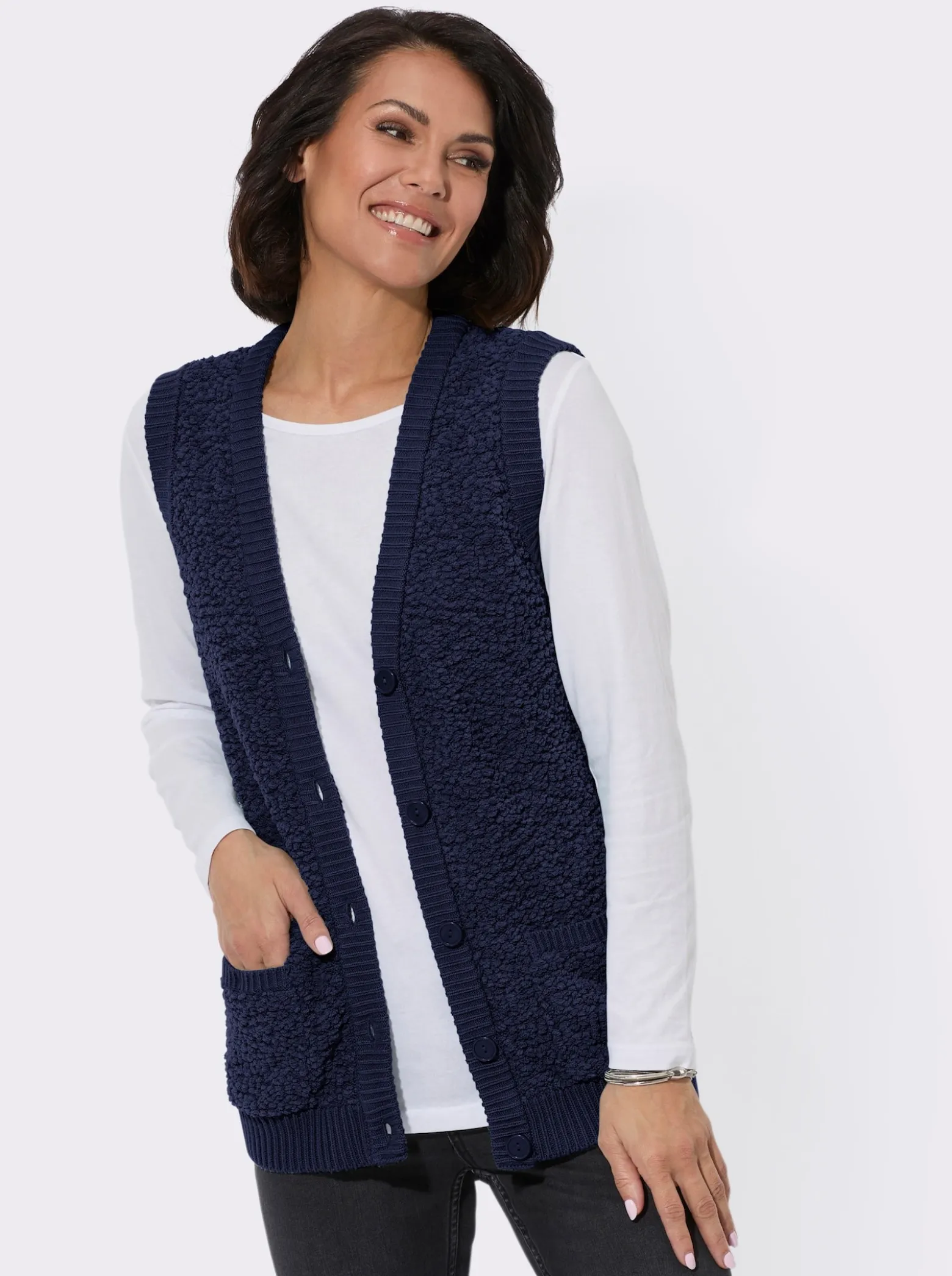 Strickweste flauschig weicher Qualität