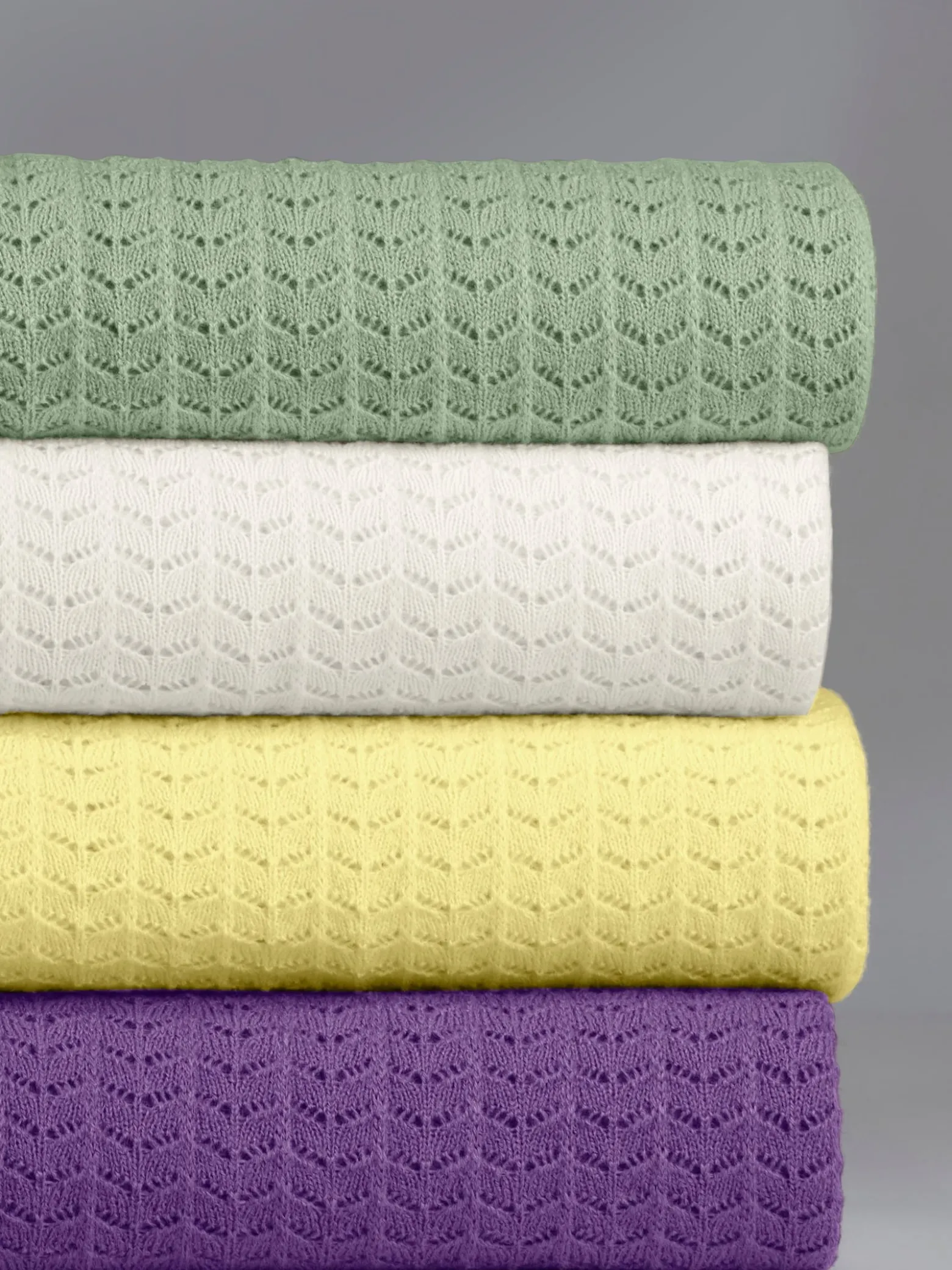 Strickweste mit Bindeband