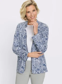 Sweatblazer in Bouclé-Optik